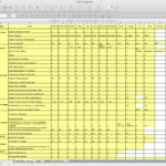 Document Of Excel Spreadsheet For Photographers Within Excel Spreadsheet For Photographers Sheet