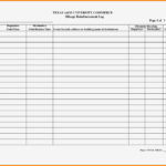 Document Of Expense Reimbursement Form Template Excel With Expense Reimbursement Form Template Excel Template