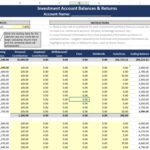 Document Of Investment Spreadsheet Excel With Investment Spreadsheet Excel Xls