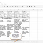 Document Of Lesson Plan For Excel Spreadsheet With Lesson Plan For Excel Spreadsheet Format