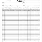 Document Of Order Form Template Excel Inside Order Form Template Excel Format