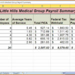 Document Of Payroll Report Template Excel And Payroll Report Template Excel Sample