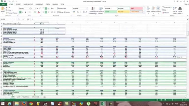 Stock Analysis Spreadsheet Excel Template — excelguider.com