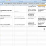 Document Of Test Plan Template Excel Inside Test Plan Template Excel Printable