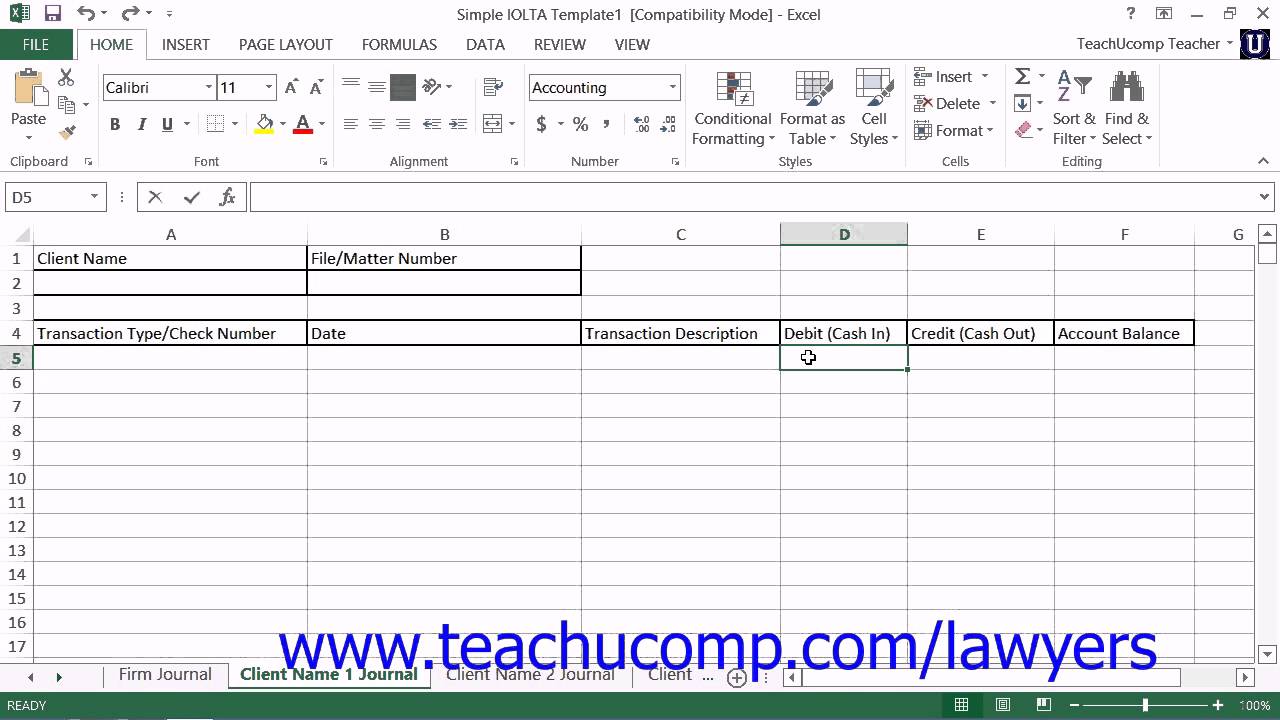 Document Of Trust Accounting Excel Template For Trust Accounting Excel Template Format