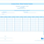 Document Of Weekly Timesheet Template Excel Intended For Weekly Timesheet Template Excel Printable