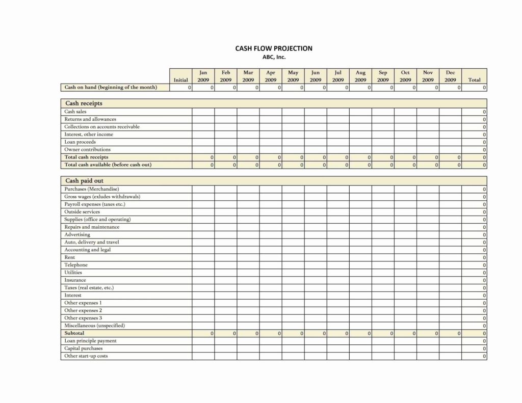 Accrual To Cash Excel Template — 0580