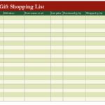 Documents Of Christmas List Template Excel In Christmas List Template Excel Letters