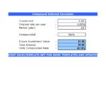 Documents Of Daily Compound Interest Calculator Excel Template For Daily Compound Interest Calculator Excel Template Free Download