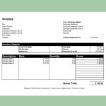Documents Of Invoice Template Excel For Invoice Template Excel Free Download