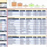 Documents Of Monthly Budget Spreadsheet Excel With Monthly Budget Spreadsheet Excel In Workshhet