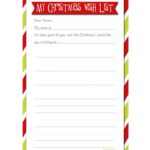 Download Christmas List Template Excel Inside Christmas List Template Excel Example
