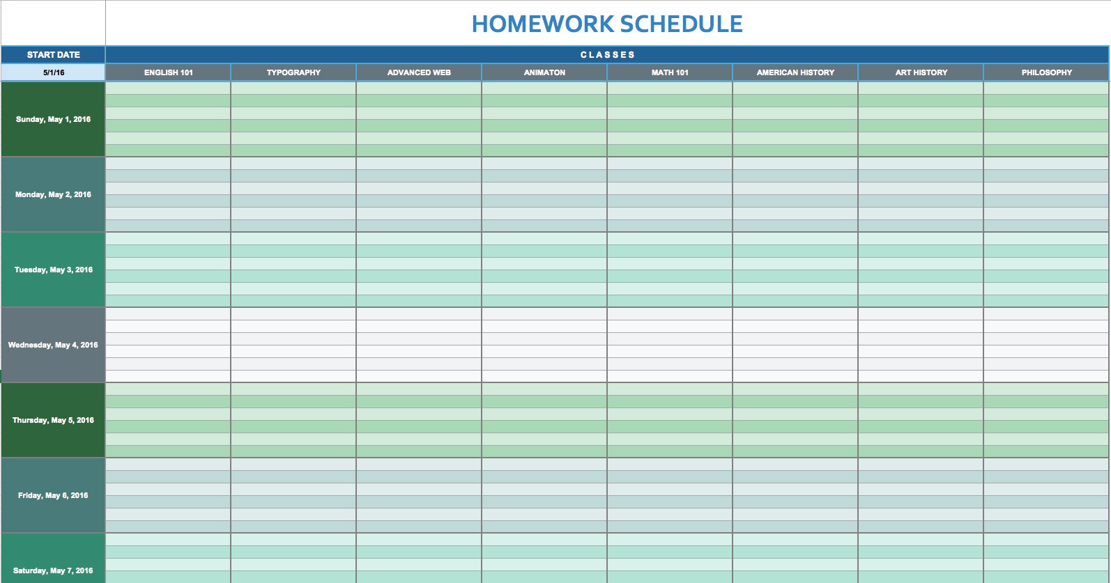 Download Daily Schedule Template Excel Within Daily Schedule Template Excel Sheet
