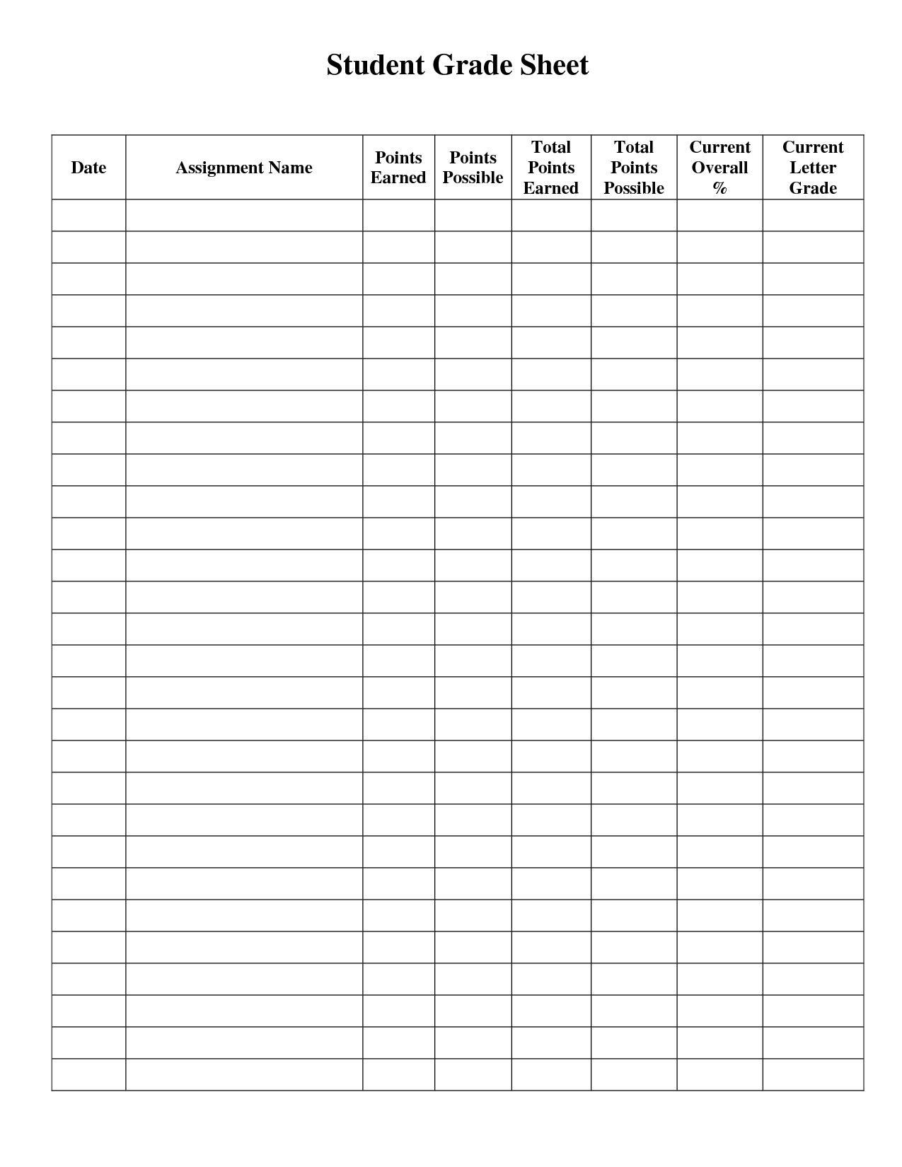 Download Excel Gradebook Template And Excel Gradebook Template Document
