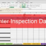 Download Excel Inspection Template Intended For Excel Inspection Template For Google Sheet