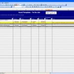 Download Excel List Template With Excel List Template Format