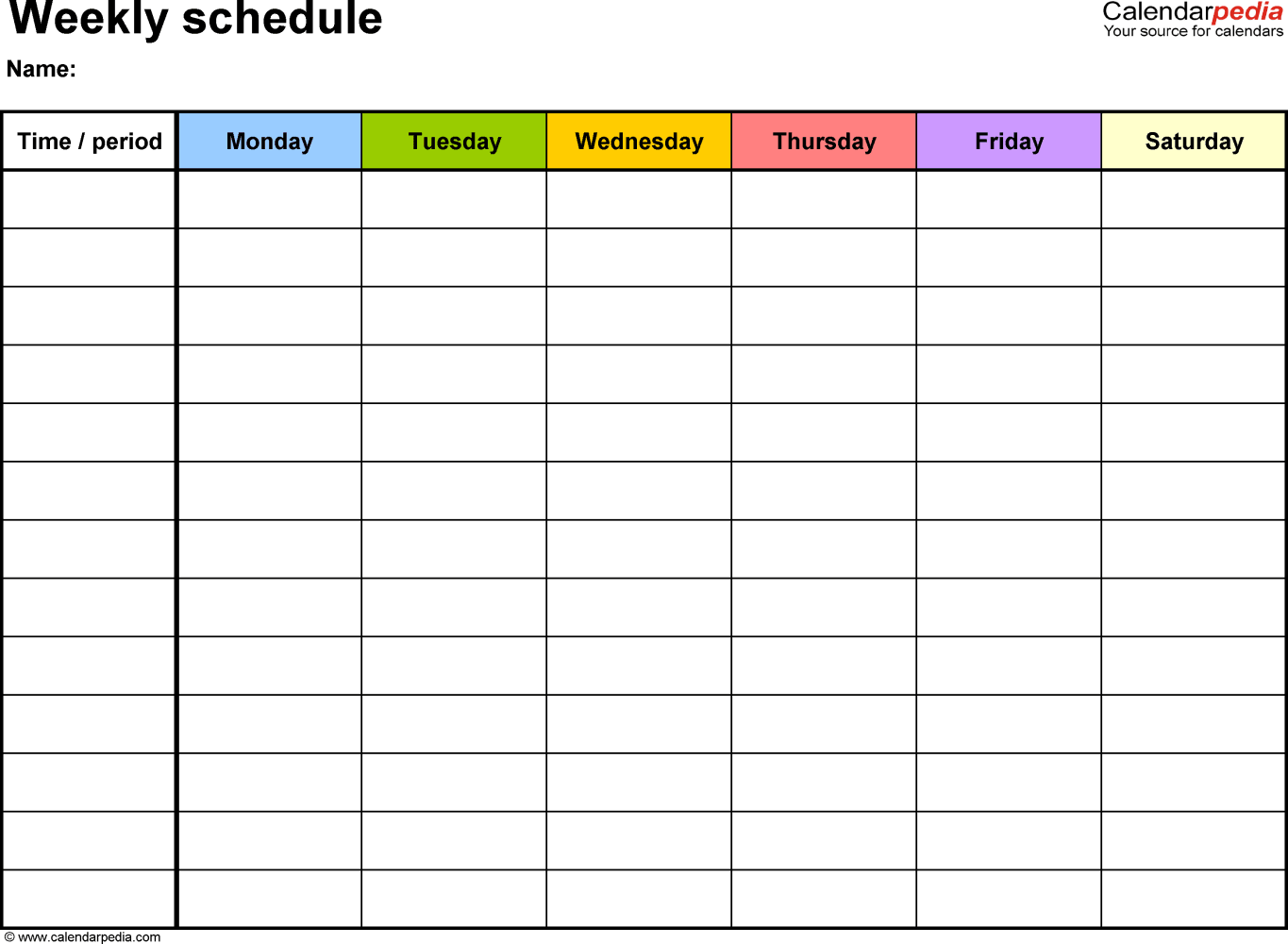 Download Excel Schedule Template Throughout Excel Schedule Template Xls