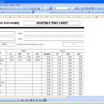 Download Excel Timesheet Template With Formulas With Excel Timesheet Template With Formulas In Workshhet