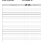 Download Excel Tracking Template With Excel Tracking Template Samples
