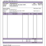 Download Invoice Template In Excel Format With Invoice Template In Excel Format Printable