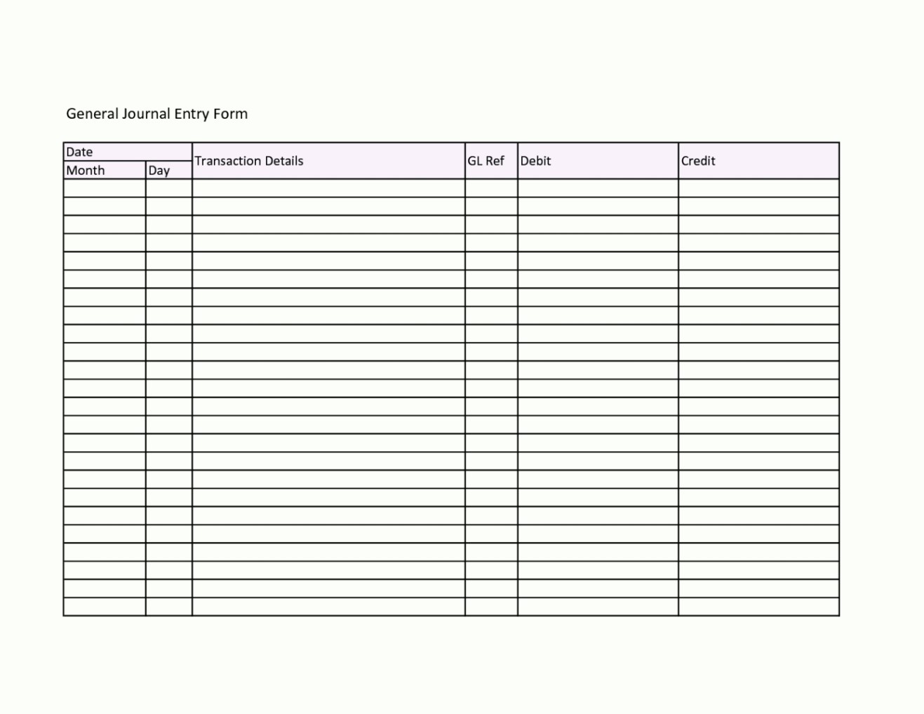 Download Journal Entry Template Excel With Journal Entry Template Excel Xlsx