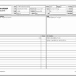 Download Maintenance Work Order Template Excel With Maintenance Work Order Template Excel Form