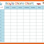 Download Monthly Chore Chart Template Excel Inside Monthly Chore Chart Template Excel Letter