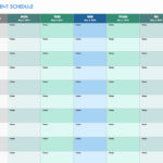 Download Monthly Employee Schedule Template Excel Throughout Monthly Employee Schedule Template Excel Download For Free