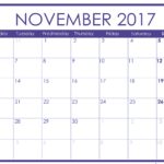 Download November 2017 Calendar Template Excel For November 2017 Calendar Template Excel For Google Spreadsheet