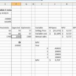 Download Npv Sensitivity Analysis Excel Template In Npv Sensitivity Analysis Excel Template Free Download