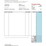 Download Simple Purchase Order Template Excel Within Simple Purchase Order Template Excel Form