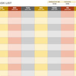 Download Task Calendar Template Excel Intended For Task Calendar Template Excel Download
