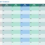Download Weekly Schedule Template Excel In Weekly Schedule Template Excel Free Download