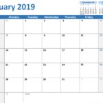 Example of 2018 Excel Calendar Template and 2018 Excel Calendar Template Letters