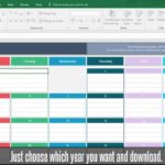 Example Of 2018 Excel Calendar Template For 2018 Excel Calendar Template Download For Free