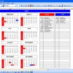Example Of Business Calendar Template Excel Intended For Business Calendar Template Excel Examples