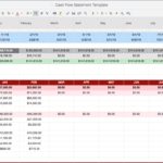 Example Of Cash Flow Forecast Template Excel Throughout Cash Flow Forecast Template Excel For Free