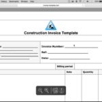 Example Of Construction Invoice Template Excel In Construction Invoice Template Excel Free Download