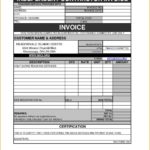Example Of Construction Invoice Template Excel With Construction Invoice Template Excel Xls