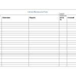 Example Of Equipment Maintenance Log Template Excel For Equipment Maintenance Log Template Excel In Spreadsheet