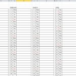 Example Of Excel Calendar Template 2018 To Excel Calendar Template 2018 Examples
