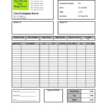 Example Of Excel Invoices Templates Free Inside Excel Invoices Templates Free Format