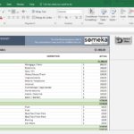 Example Of Excel Monthly Bill Template With Excel Monthly Bill Template Xlsx