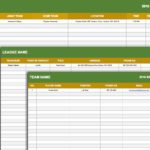 Example Of Excel Schedule Template With Excel Schedule Template In Spreadsheet