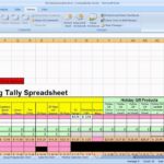 Example Of Excel Tally Counter Template Within Excel Tally Counter Template Samples