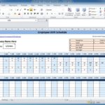 Example Of Excel Work Schedule Template Inside Excel Work Schedule Template Template