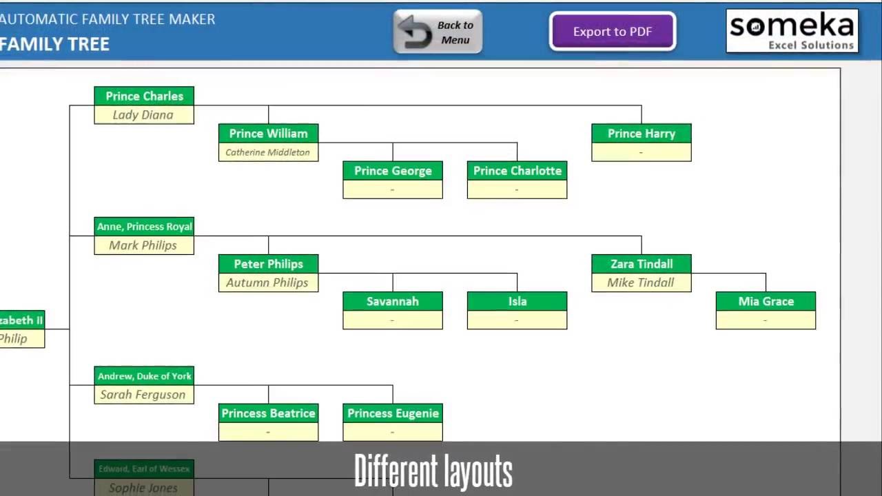 Example Of Family Tree Template Excel With Family Tree Template Excel Xlsx