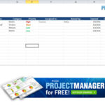 Example Of Free Project Dashboard Template Excel And Free Project Dashboard Template Excel Template