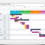Example Of Gantt Chart Excell Template Inside Gantt Chart Excell Template Sample