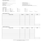 Example Of High School Transcript Template Excel Inside High School Transcript Template Excel Free Download
